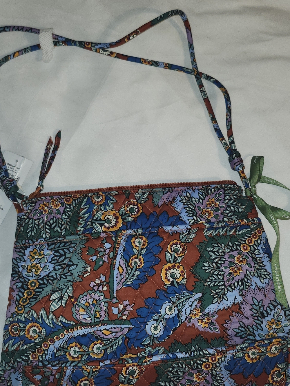 Share Vera Bradley Original Hipster Flowers & Feathers Adjustable Crossbody Bag